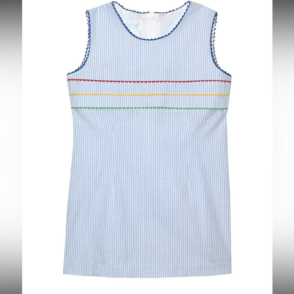 NWT Betti Terrel blue striped dress